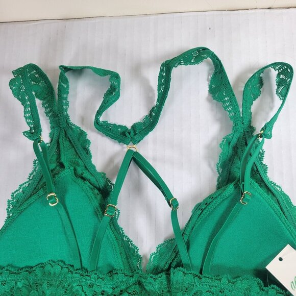 Aerie Lace Bralette & Smoothez Black Sheer Bralette Size S - Picture 7 of 16